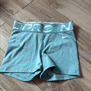 Nike Pro Teal Shorts